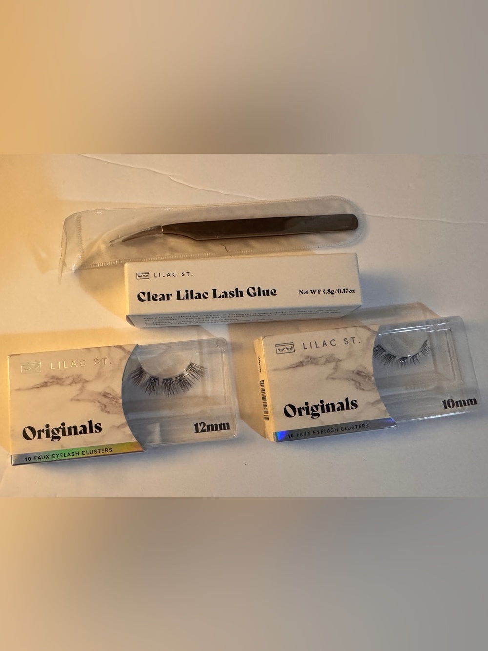 Lilac St. Originals Faux Eyelash Clusters + Clear Lash Glue - Black